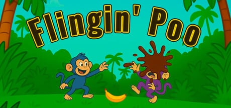Flingin' Poo game banner - find where to play in the cloud