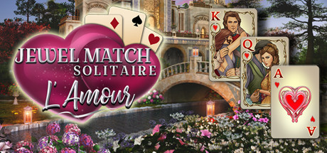 Jewel Match Solitaire L'Amour game banner - find where to play in the cloud