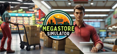 Megastore Simulator game banner - find where to play in the cloud