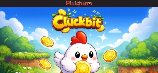 Pixicharm - Cluckbit game banner - find where to play in the cloud