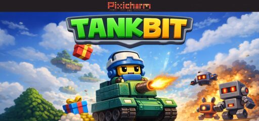 Pixicharm - Tankbit game banner - find where to play in the cloud