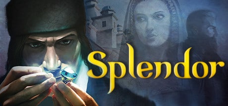 Splendor game banner - find where to play in the cloud