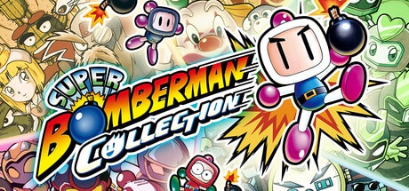 SUPER BOMBERMAN COLLECTION game banner - find where to play in the cloud