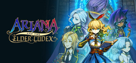Ariana and the Elder Codex game banner - find where to play in the cloud