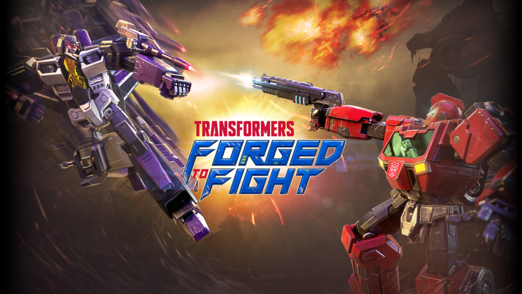 Transformers Forged To Fight game title screen