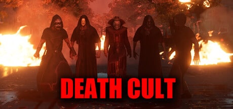 DEATH CULT game banner - find out how to play with cloud gaming