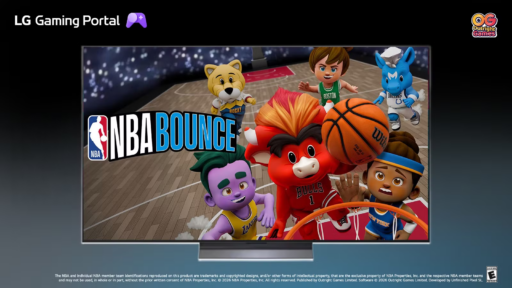 LG Electronics, in collaboration with game publisher Outright Games and cloud gaming service Blacknut, has brought NBA Bounce to LG Smart TVs and Smart Monitors running webOS 6.0 and above.