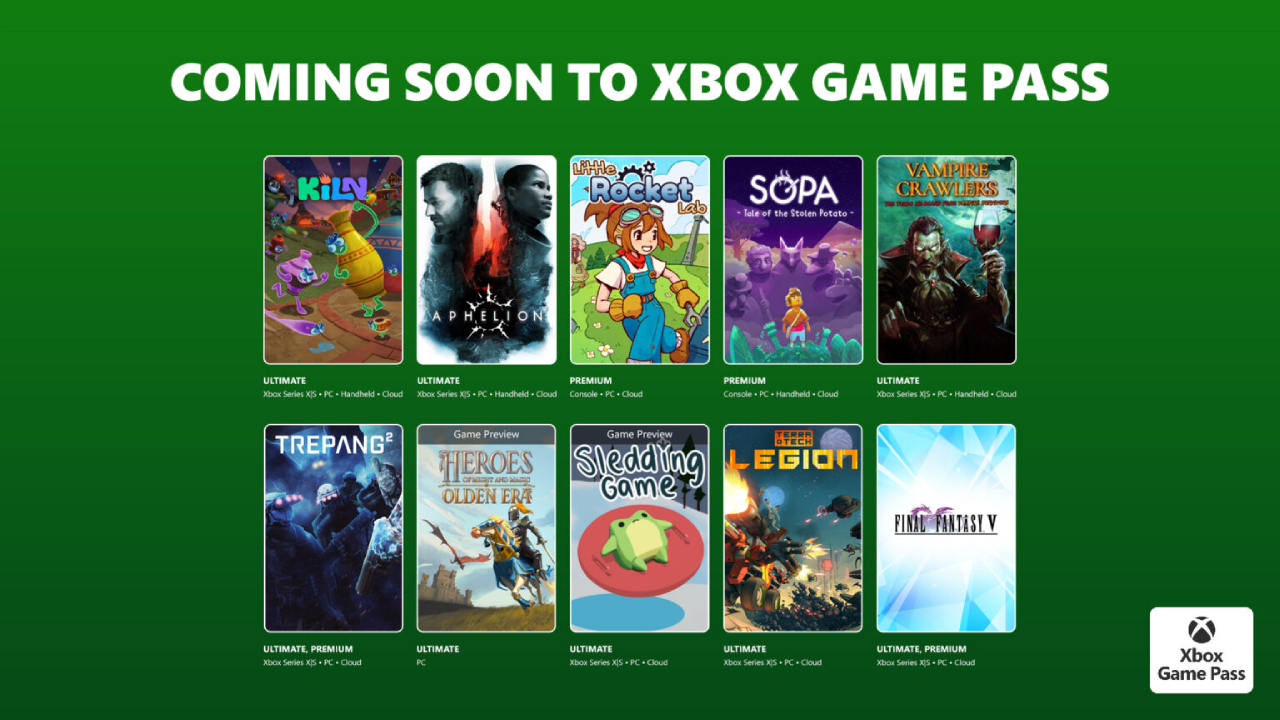 April Wave 2 games showing what is coming to game pass
