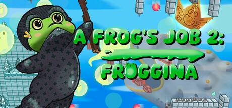 A Frog's Job 2: Froggina game banner - find where to play in the cloud