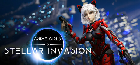 Anime Girls: Stellar Invasion game banner - find where to play in the cloud