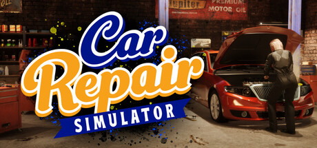 Car Repair Simulator game banner - find out how to play with cloud gaming