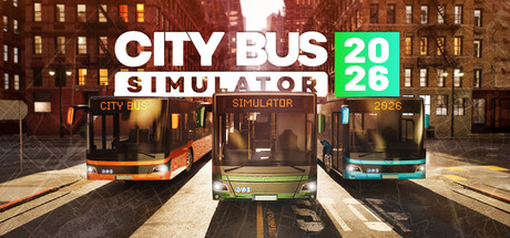City Bus Simulator 2026 game banner - find where to play in the cloud