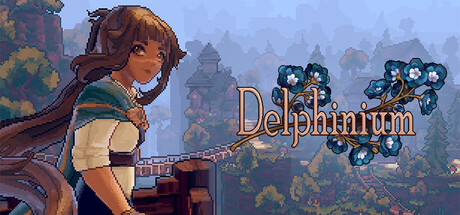 Delphinium game banner - find where to play in the cloud