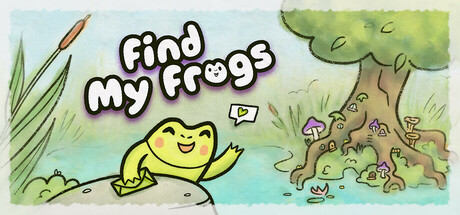 Find My Frogs game banner - find where to play in the cloud