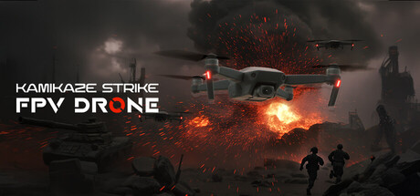 Kamikaze Strike: FPV Drone game banner - find where to play in the cloud