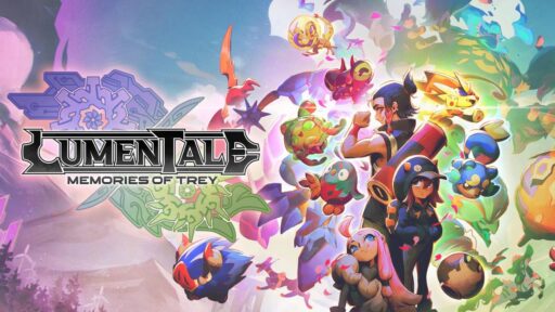 LumenTale: Memories of Trey key art featuring Trey and several Animon.