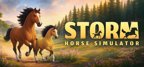 Storm Horse Simulator game banner - find out how to play with cloud gaming