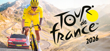 Tour de France 2026 game banner - find where to play in the cloud
