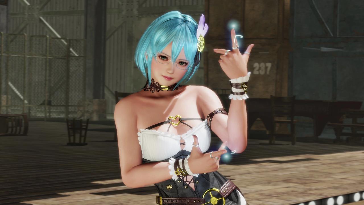 Dead or Alive 6 Last Round screenshot showing a fighter during a story scene.