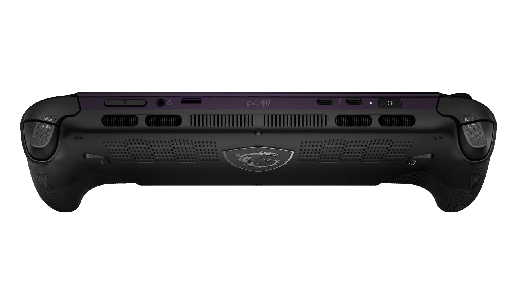 Handheld gaming console MSI logo