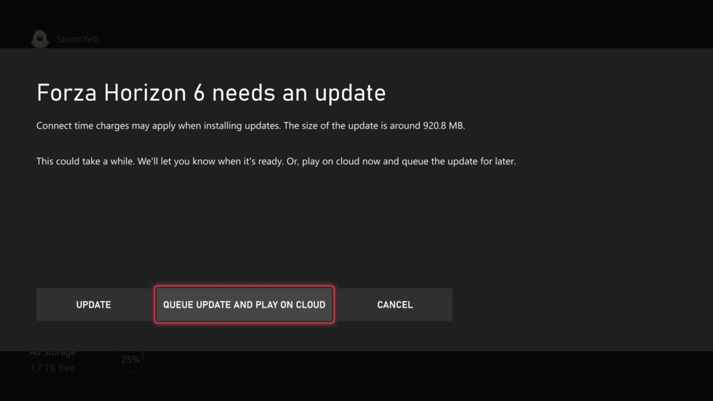 Play With Cloud While Your Game Updates