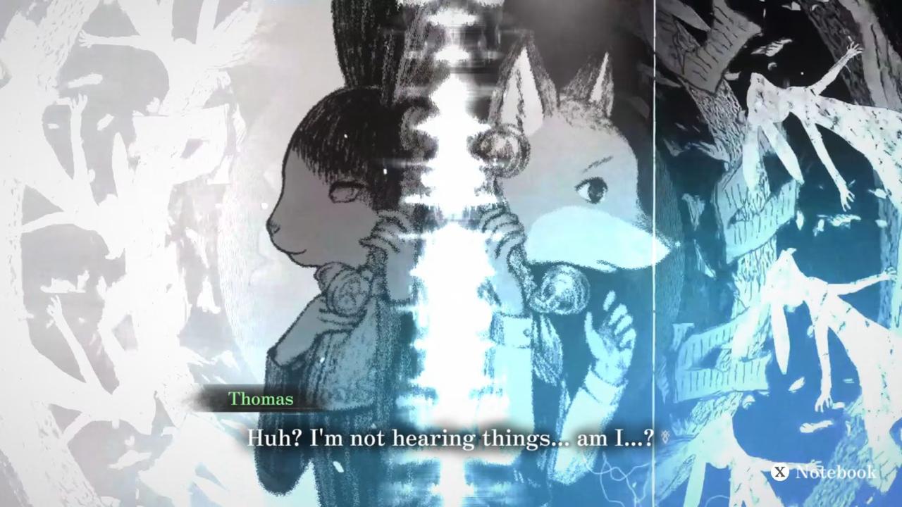 Thomas appears during a distorted phone-call flashback scene in Schrödinger’s Call.