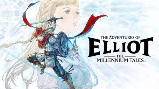 The Adventures of Elliot: The Millennium Tales key art showing Elliot, Faie, and the game logo.