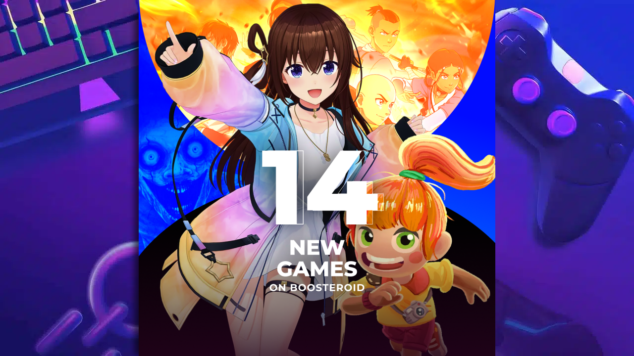 Banner image for boosteroid adding 14 games to the cloud