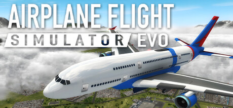 Airplane Flight Simulator : EVO game banner - find where to play in the cloud