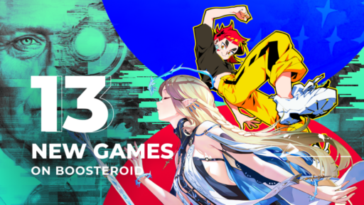 banner image showing 13 new games coming to Boosteroid