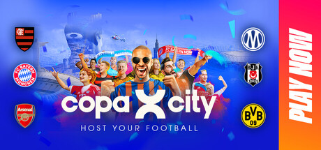 COPA CITY game banner - find where to play in the cloud