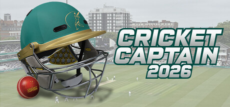 Cricket Captain 2026 game banner - find where to play in the cloud