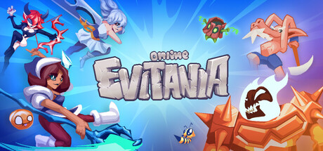 Evitania Online - Idle RPG game banner - find where to play in the cloud