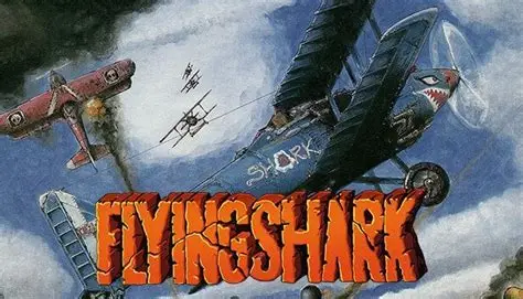Flying shark game promotional image