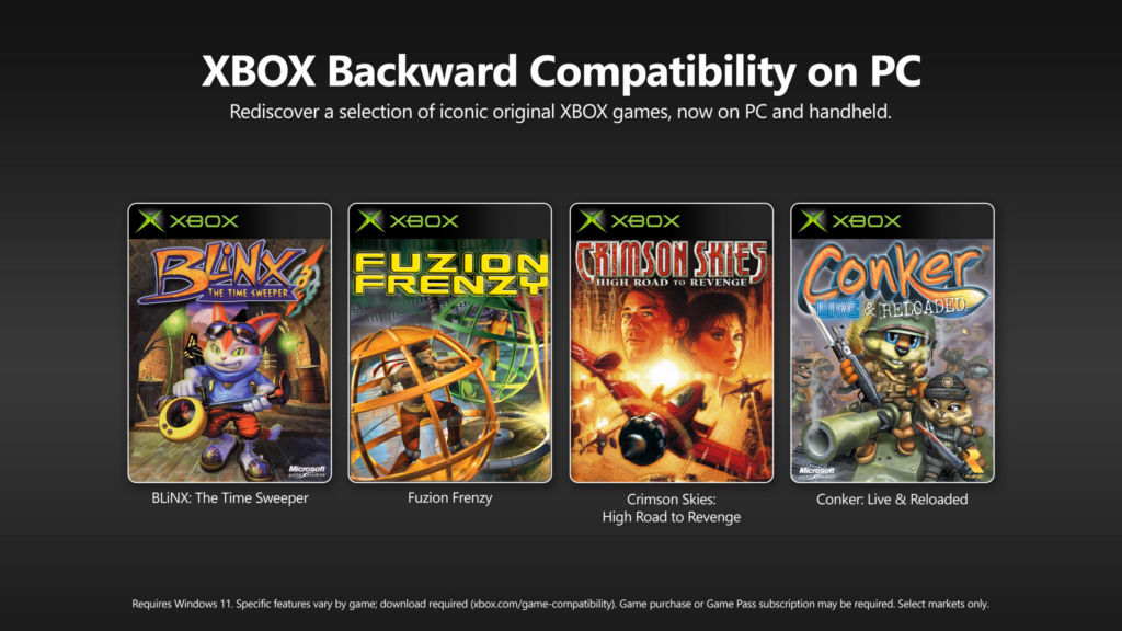 Xbox Backward Compatibility on PC arrives with support for cloud gaming, handhelds, and original Xbox classics.