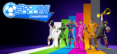 Sociable Soccer Champions game banner - find out how to play with cloud gaming