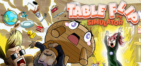 Table Flip Simulator game banner - find out how to play with cloud gaming