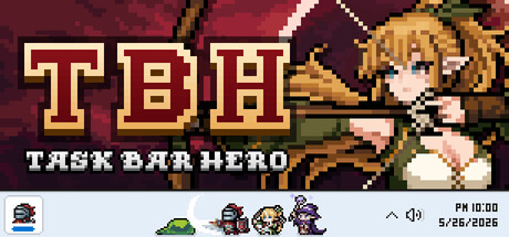 TBH: Task Bar Hero game banner - find where to play in the cloud