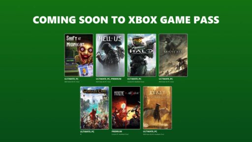 XBOX Game Pass July 2026 Wave 2 graphic featuring Halo: Campaign Evolved, Beast of Reincarnation, and five other upcoming games.