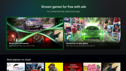 Banner image for the start of xbox testing ad supported streaming