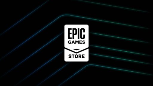 Epic Games Store logo on a dark background for its upcoming Linux support.