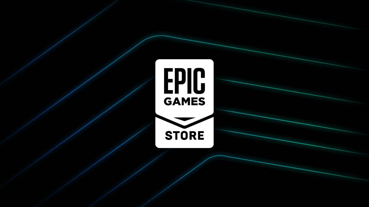 Epic Games Store logo on a dark background for its upcoming Linux support.