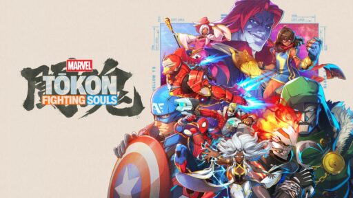 MARVEL Tōkon: Fighting Souls key art featuring Marvel fighters alongside the game logo.