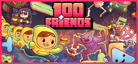 100FRIENDS game banner - find where to play in the cloud
