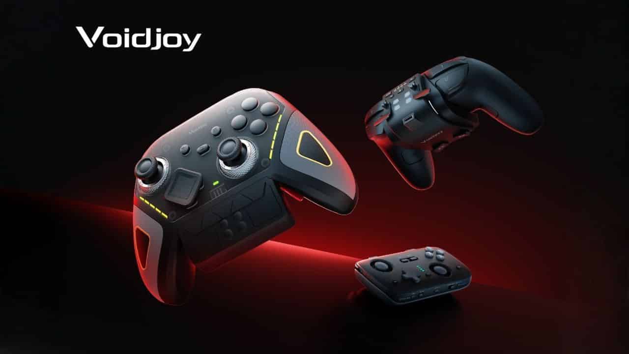 JSAUX launches VOIDJOY, a new controller brand featuring the compact SkyLark S1 Pro and an Elite Extender for Nintendo Switch Pro Controllers.