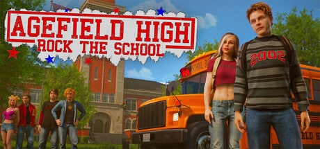 Agefield High: Rock the School game banner - find where to play in the cloud