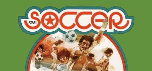 Atari Soccer game banner - find out how to play with cloud gaming