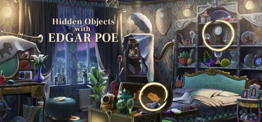 Edgar Poe: Hidden Objects Game game banner - find out how to play with cloud gaming