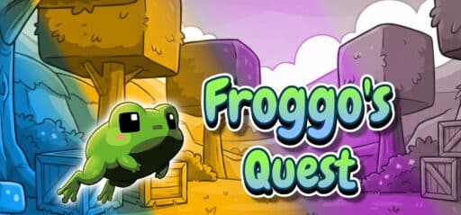 Froggo's Quest game banner - find out how to play with cloud gaming