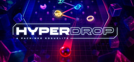 HYPERDROP: A Pachinko Roguelite game banner - find out how to play with cloud gaming